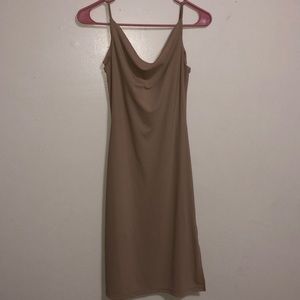 Nude Forever 21 dress in size small